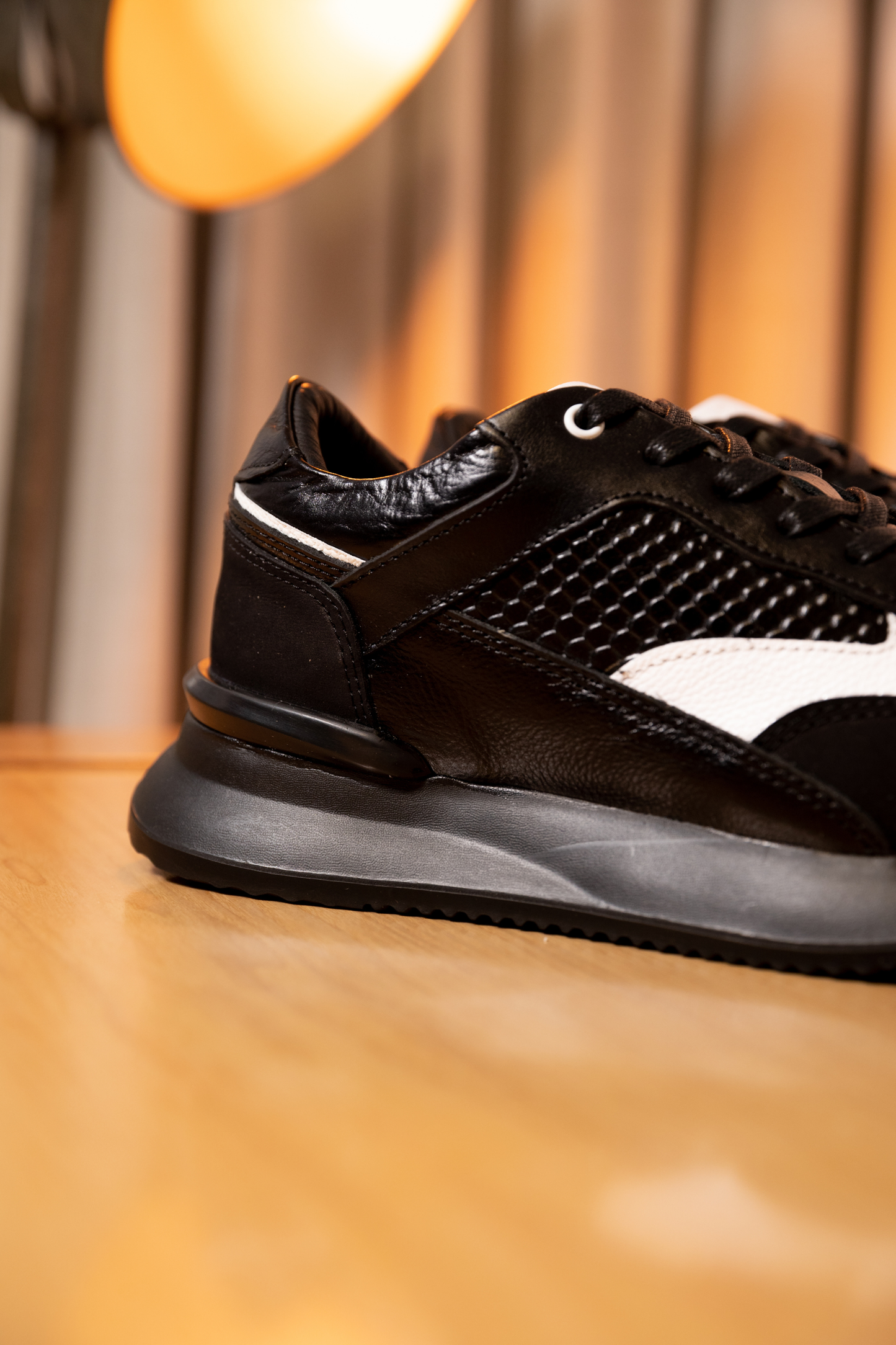 SNEAKERS REECE - PARA HOMBRE - EN CUERO - REF: C22