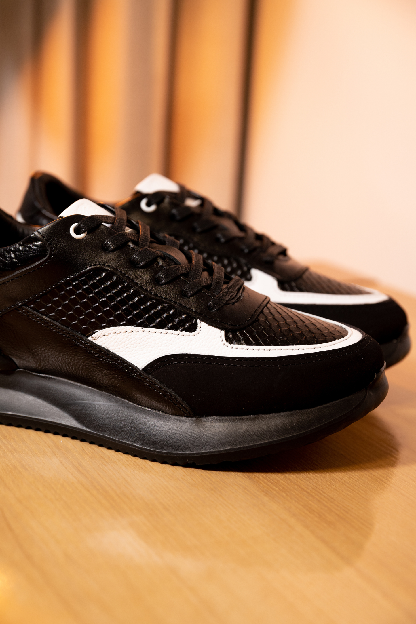 SNEAKERS REECE - PARA HOMBRE - EN CUERO - REF: C22