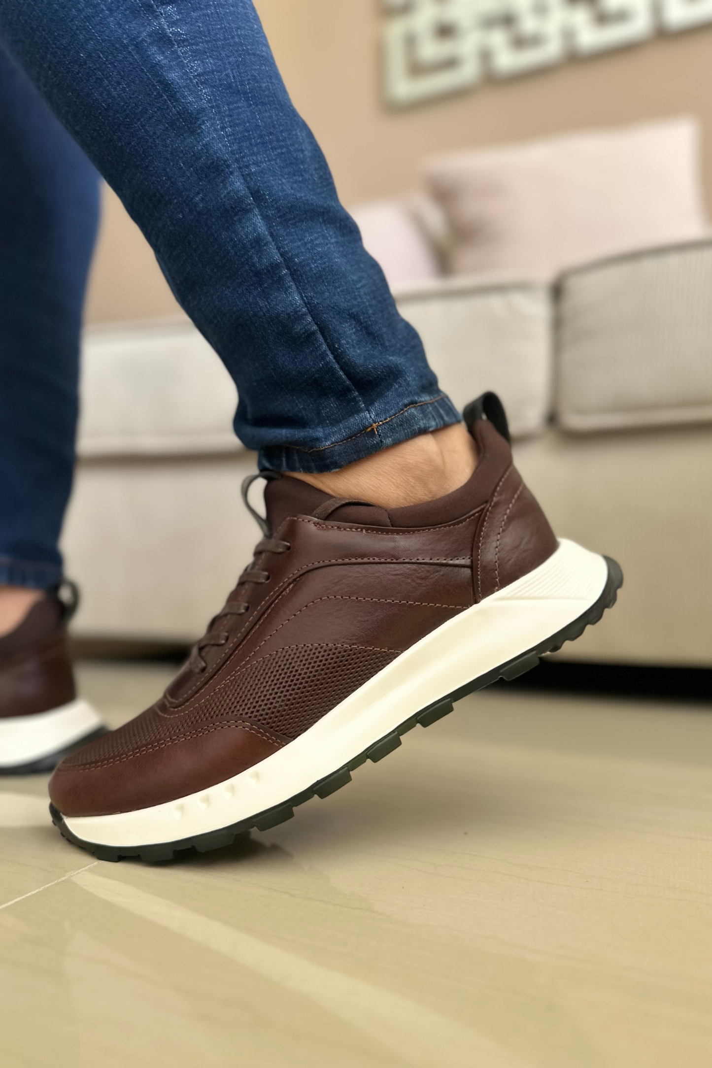 SNEAKERS MONBLANC - EN CUERO - PARA HOMBRE - REF: SPN 3050