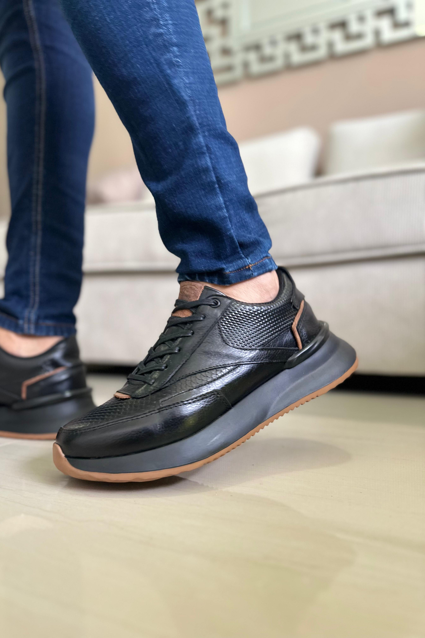 SNEAKERS XOKS - EN CUERO - PARA HOMBRE REF: 3223