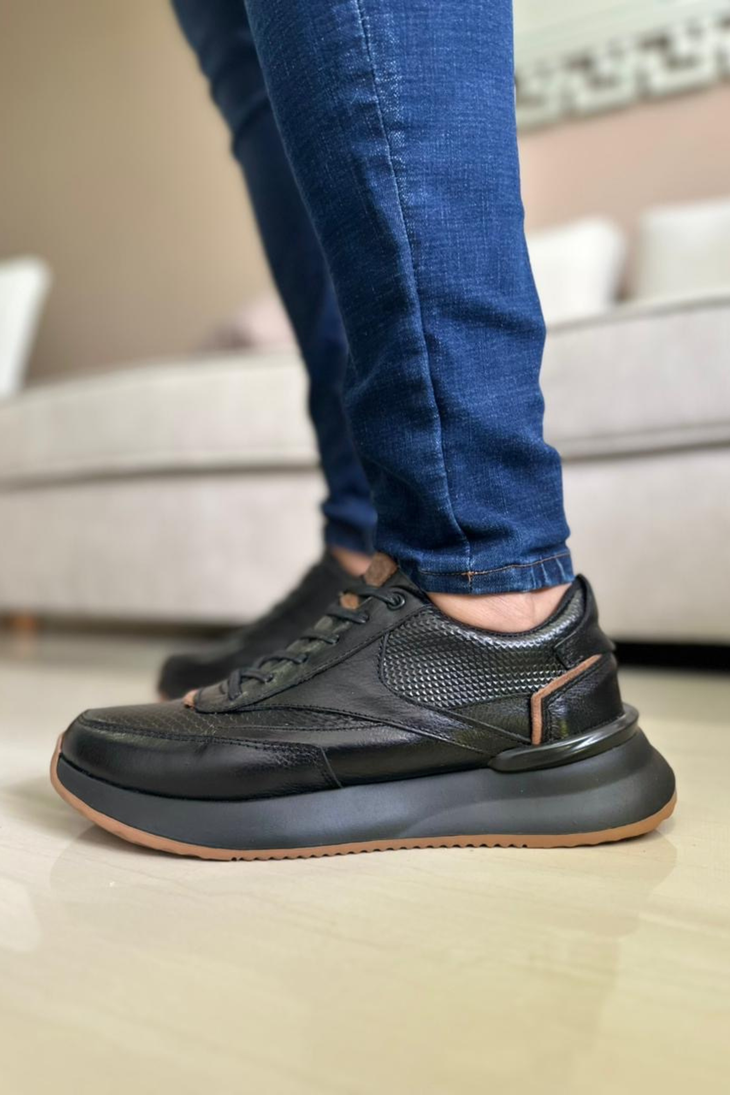 SNEAKERS XOKS - EN CUERO - PARA HOMBRE REF: 3223