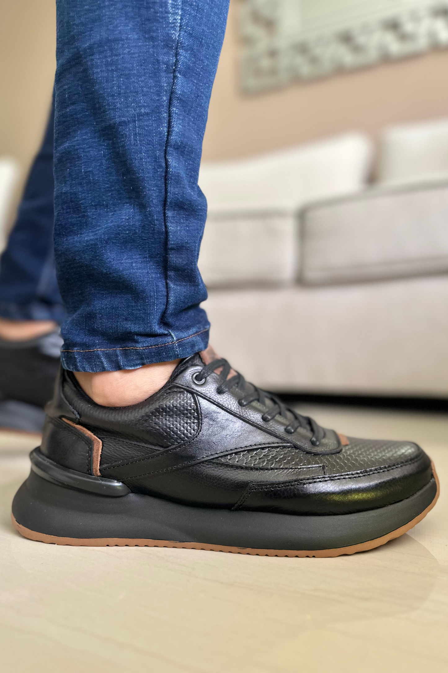 SNEAKERS XOKS - EN CUERO - PARA HOMBRE REF: 3223