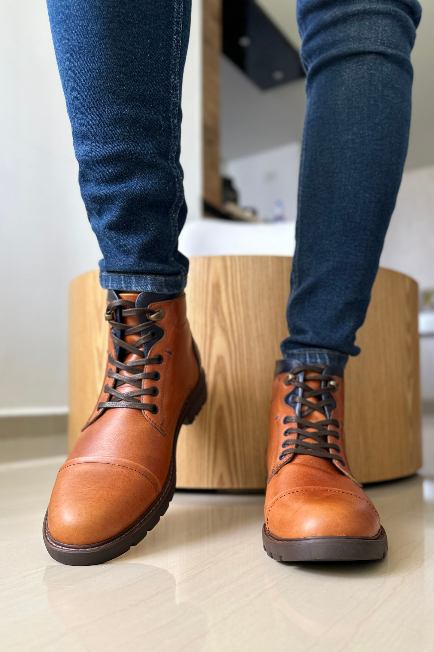 BOTAS LAZO - PARA HOMBRE - CUERO