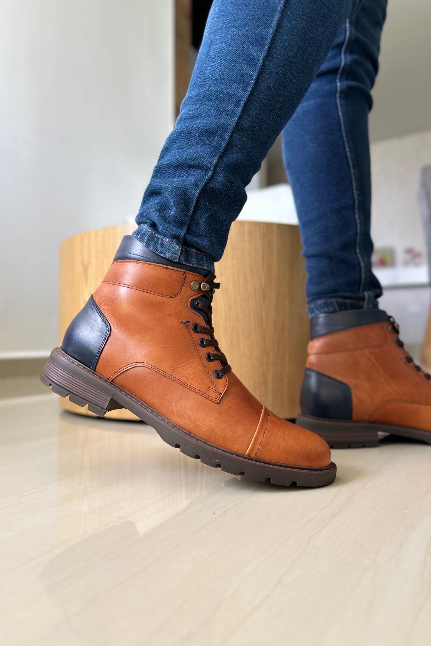 BOTAS LAZO - PARA HOMBRE - CUERO