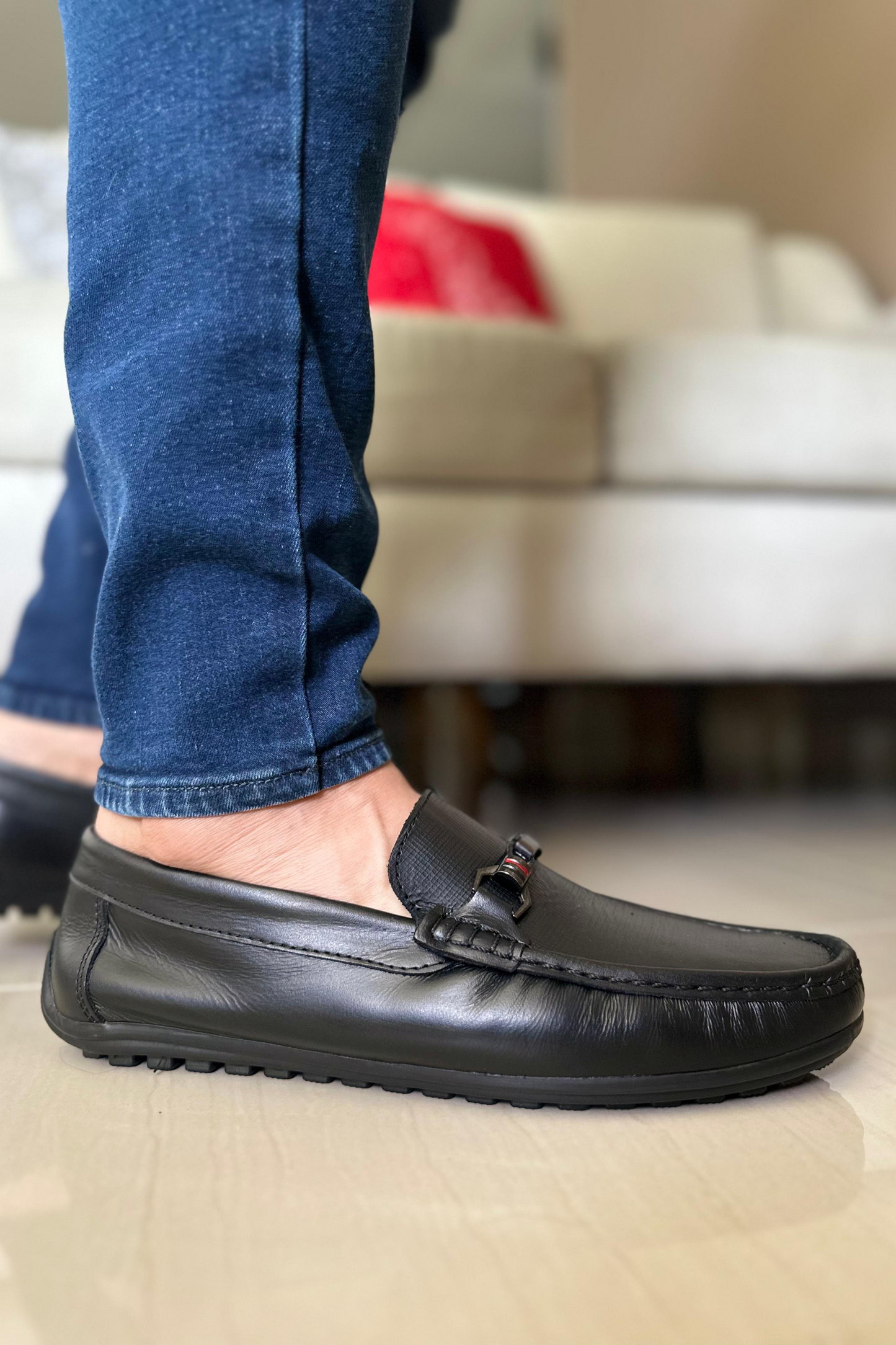 MOCASINES KEN - EN CUERO - PARA HOMBRE