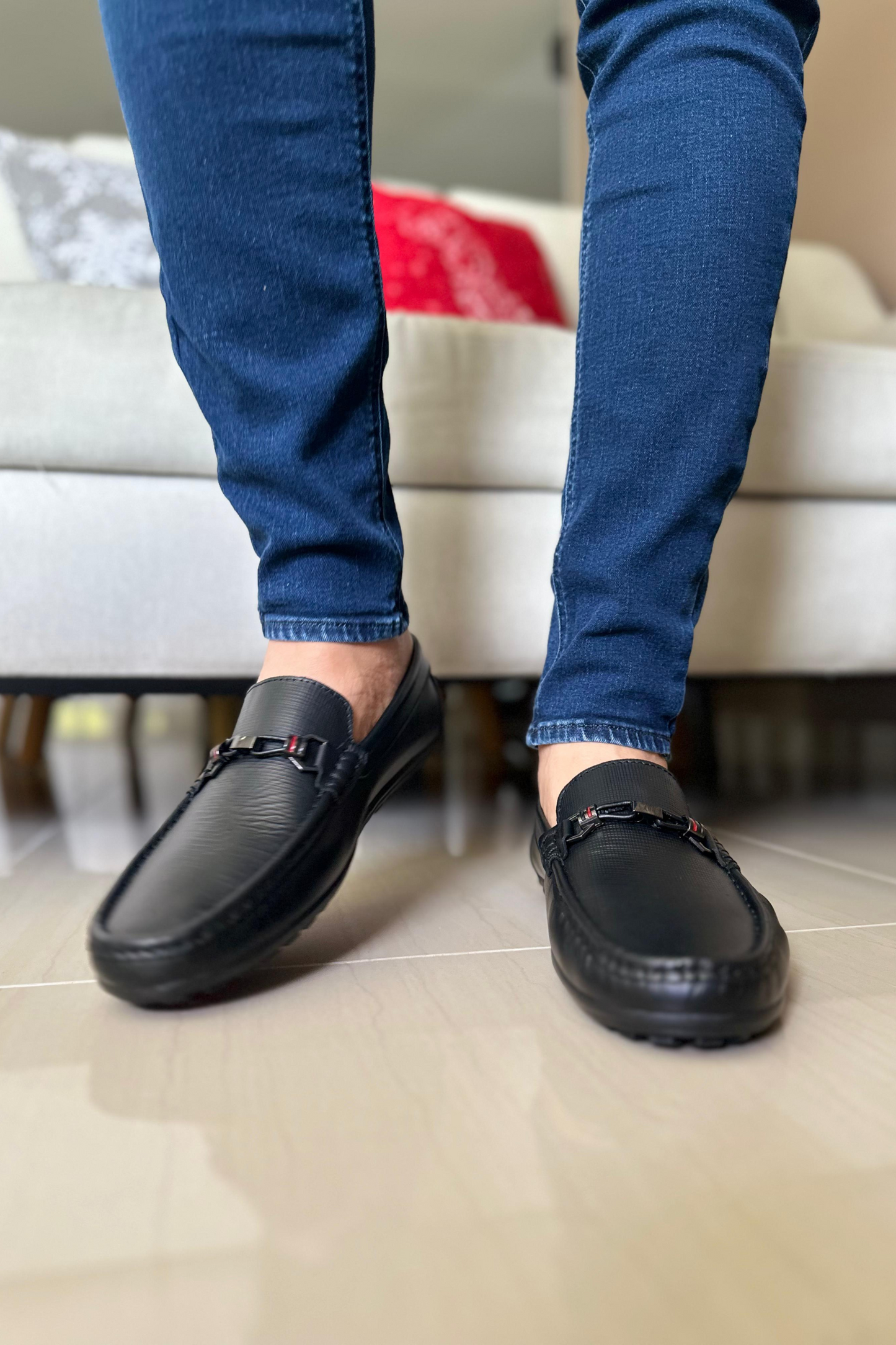 MOCASINES KEN - EN CUERO - PARA HOMBRE