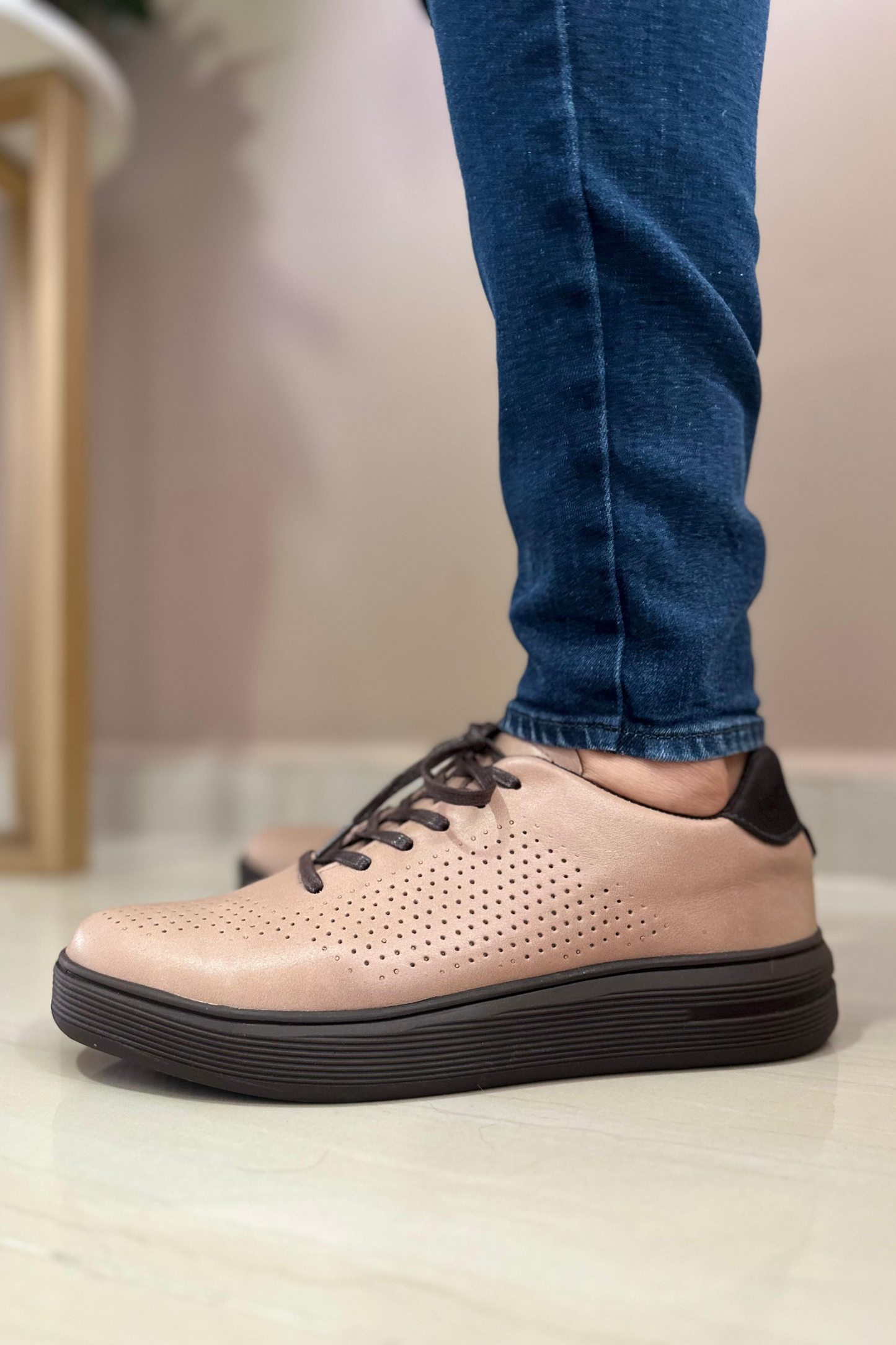 SNEAKERS DAY ONE - PARA HOMBRE - EN CUERO - REF: SPN 3202