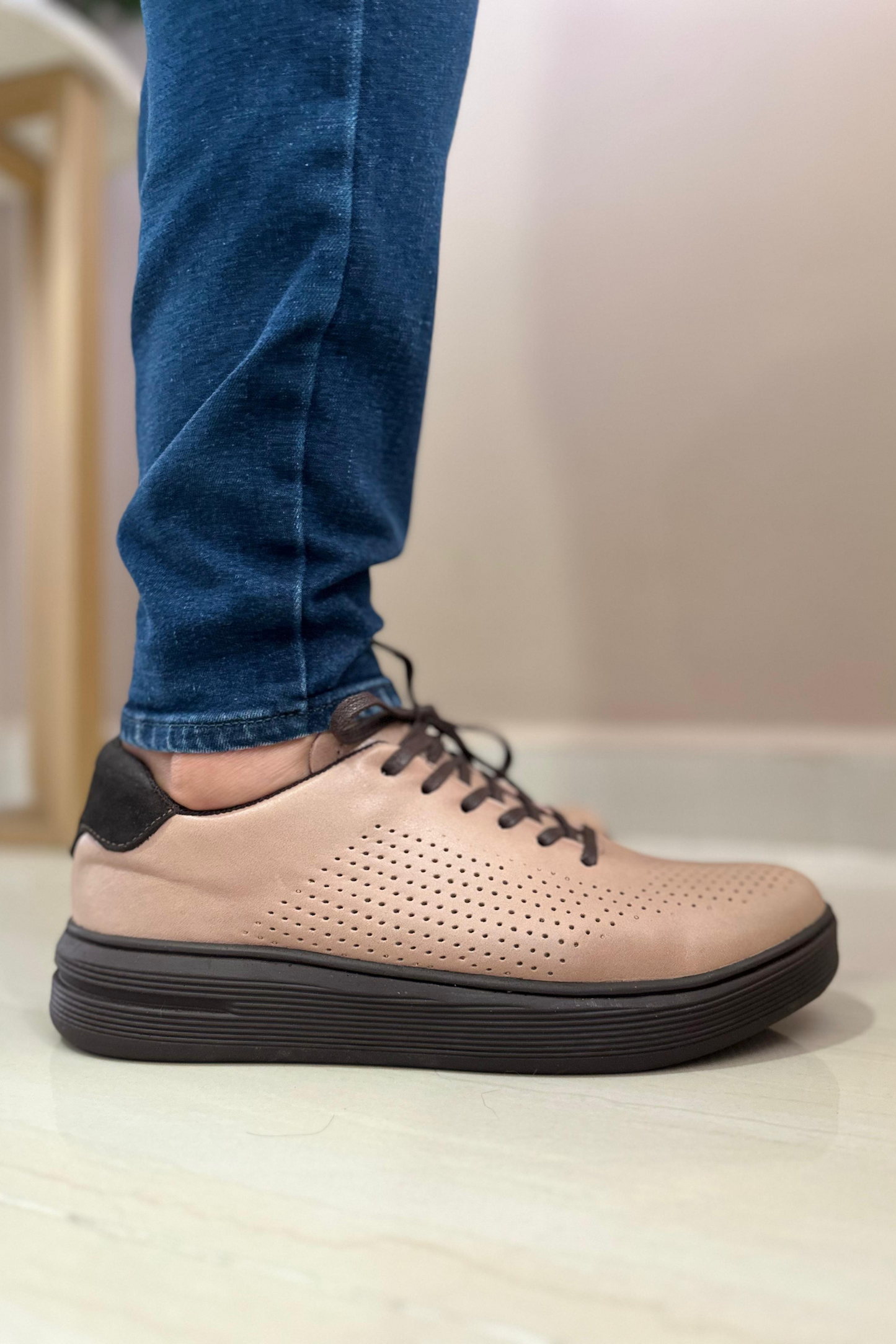 SNEAKERS DAY ONE - PARA HOMBRE - EN CUERO - REF: SPN 3202
