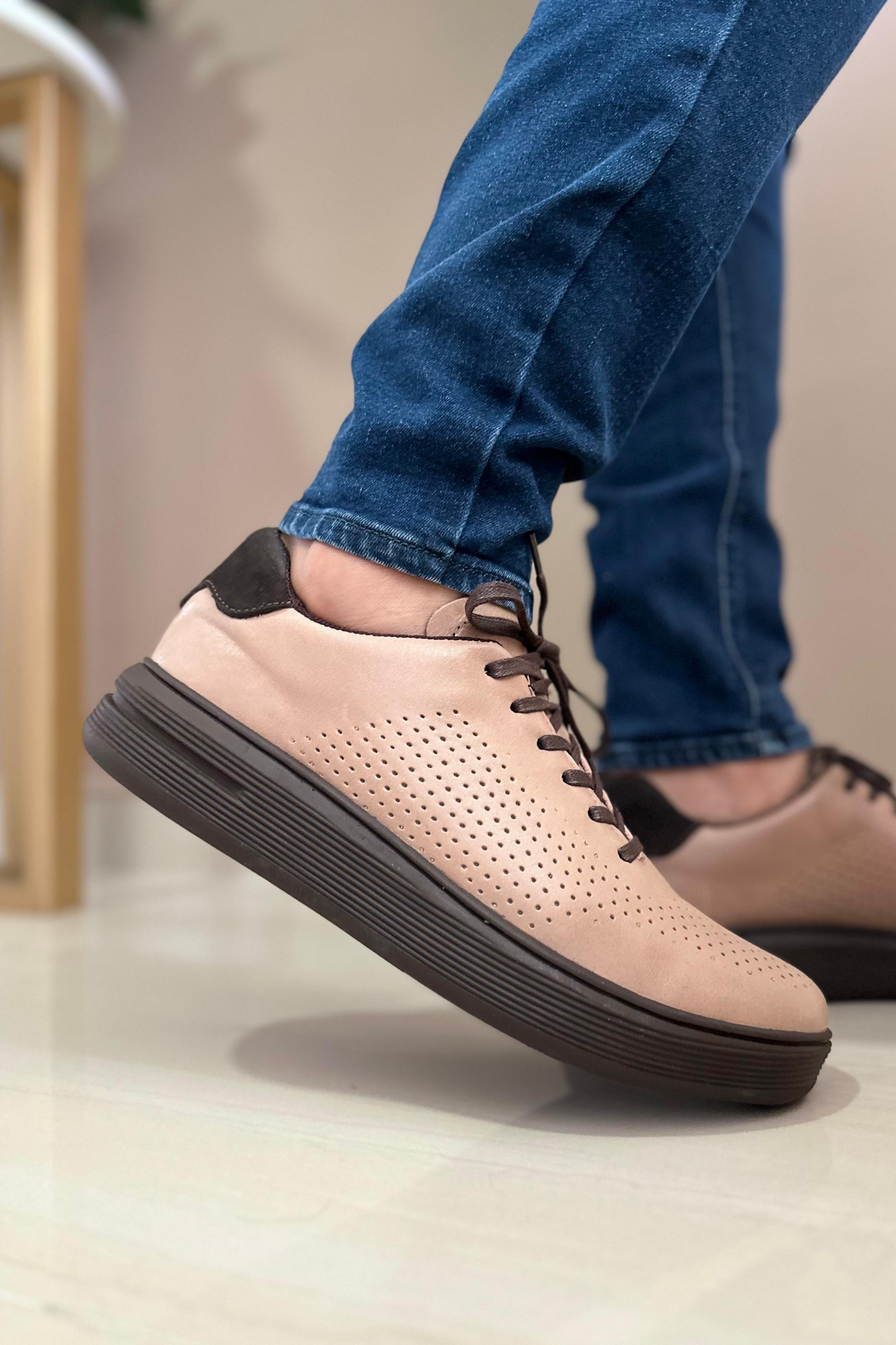 SNEAKERS DAY ONE - PARA HOMBRE - EN CUERO - REF: SPN 3202