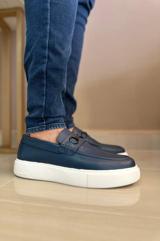 MOCASÍN ROM - EN CUERO - PARA HOMBRE