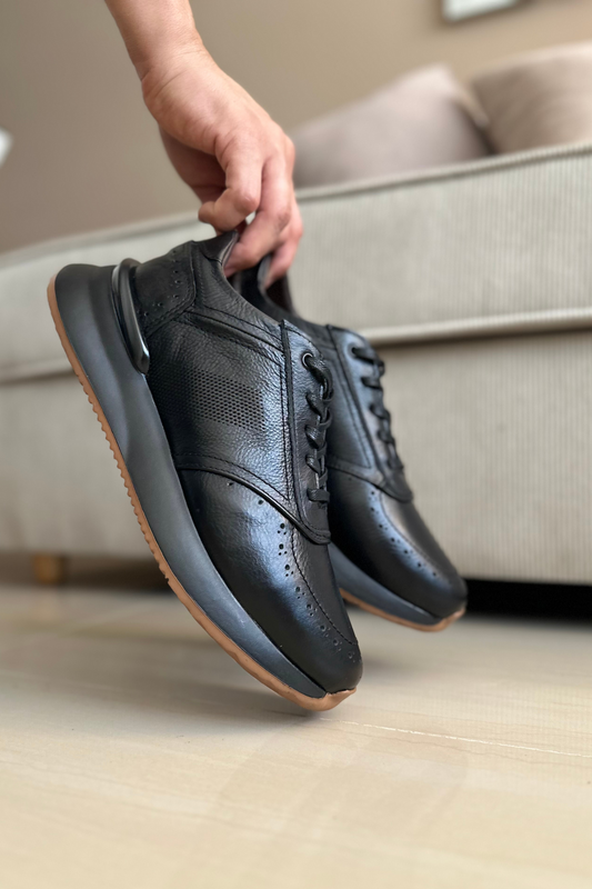 SNEAKER ARIET - EN CUERO - PARA HOMBRE - REF: D16