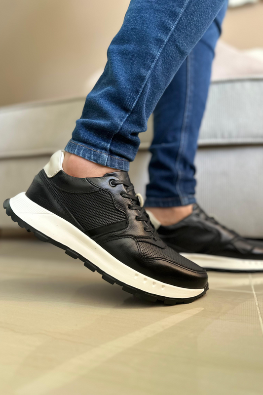 SNEAKER POLTER - EN CUERO - PARA HOMBRE - REF:3211