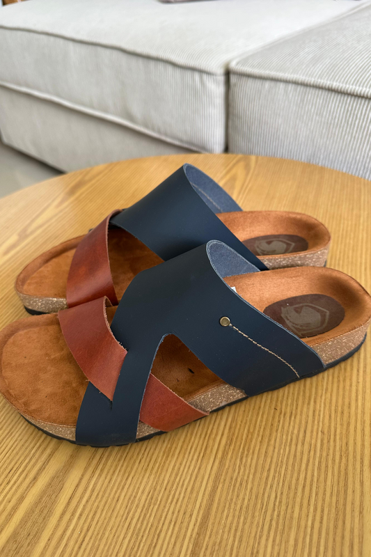 SANDALIA BEVERLEY - PARA HOMBBRE - EN CUERO - REF: 12