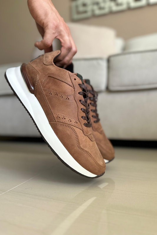 SNEAKERS SKY - PARA HOMBRE - EN CUERO - REF: 3255