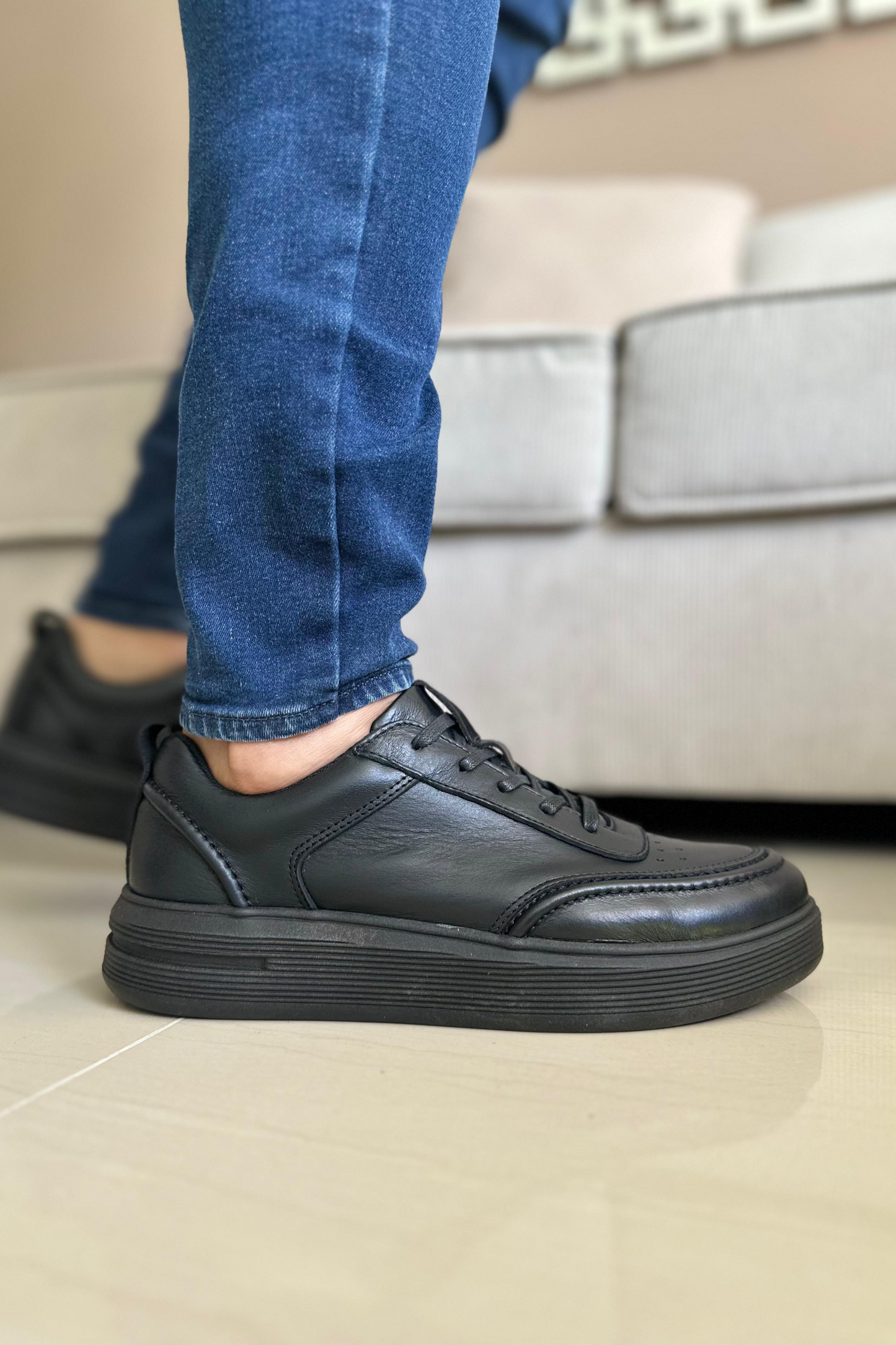 SNEAKER DARKRAI - EN CUERO - PARA HOMBRE - REF: CLK 2106