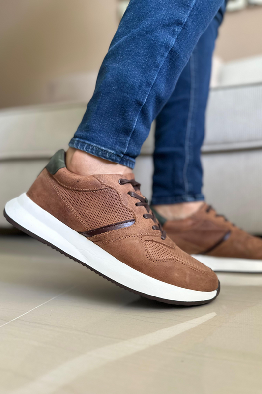 SNEAKER POLTER - EN CUERO - PARA HOMBRE - REF:3211