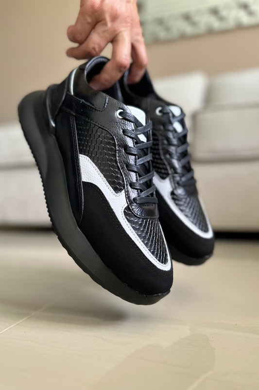 SNEAKERS REEECE - PARA HOMBRE - EN CUERO - REF: C22