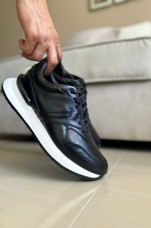 SNEAKER POLTER - EN CUERO - PARA HOMBRE - REF:D19