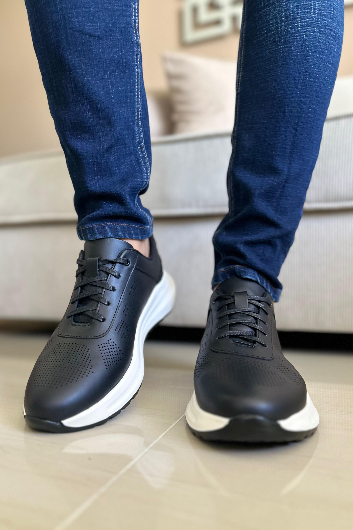 SNEAKERS ZOROAK - PARA HOMBRE - EN CUERO REF: CERRITO