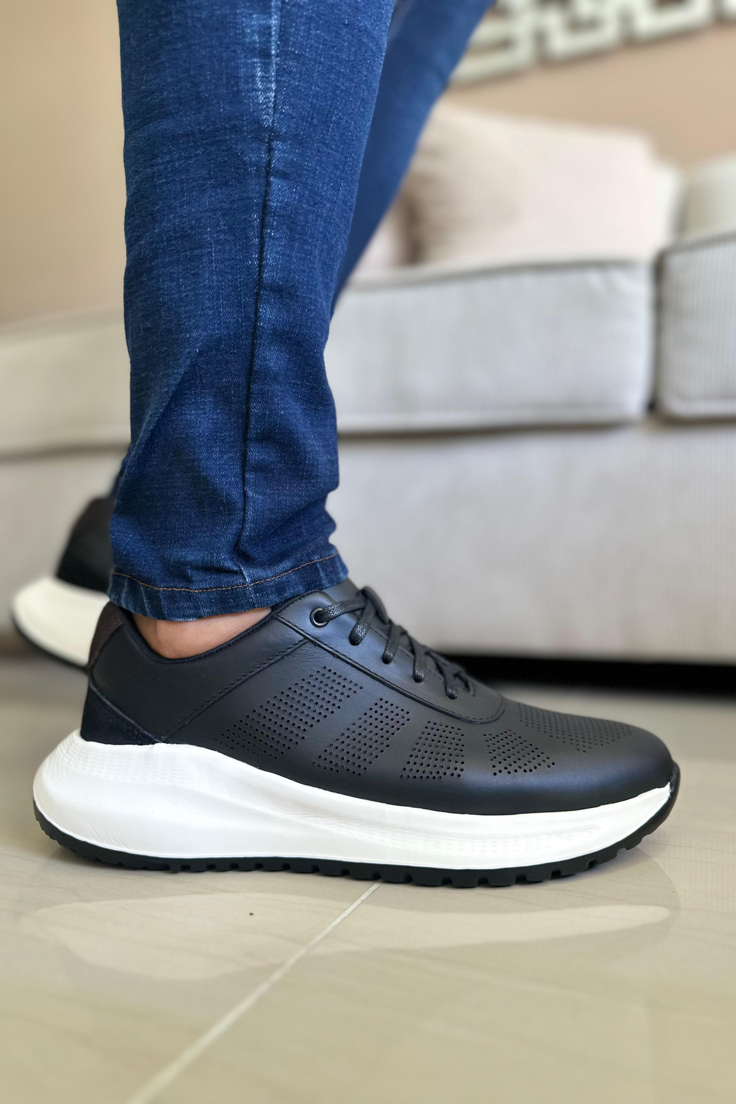 SNEAKERS ZOROAK - PARA HOMBRE - EN CUERO REF: CERRITO