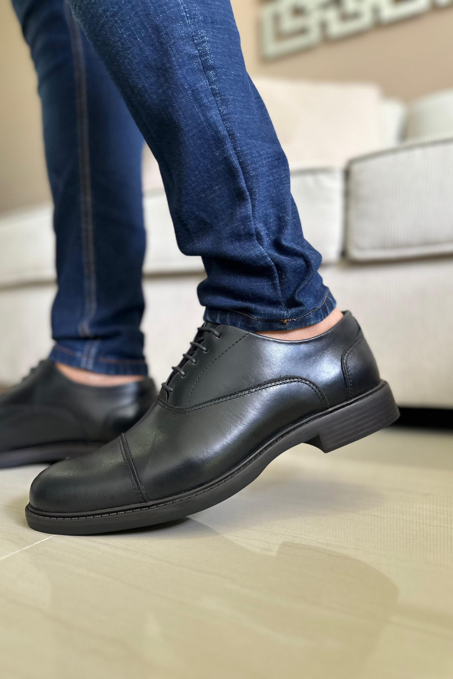 ELEGANTES DILOM - EN CUERO -PARA HOMBRE