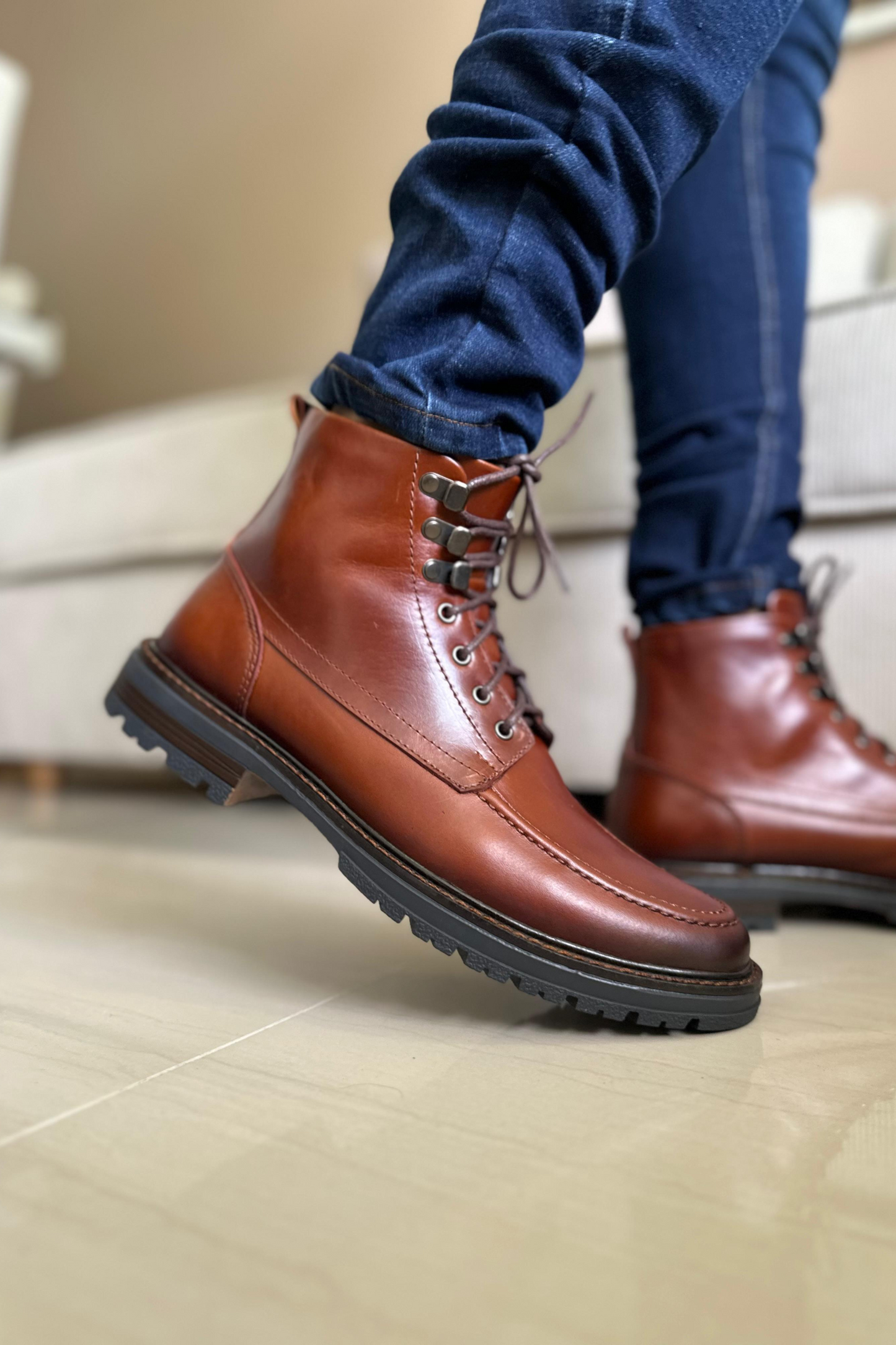 BOTAS CUPID - EN CUERO - PARA HOMBRE