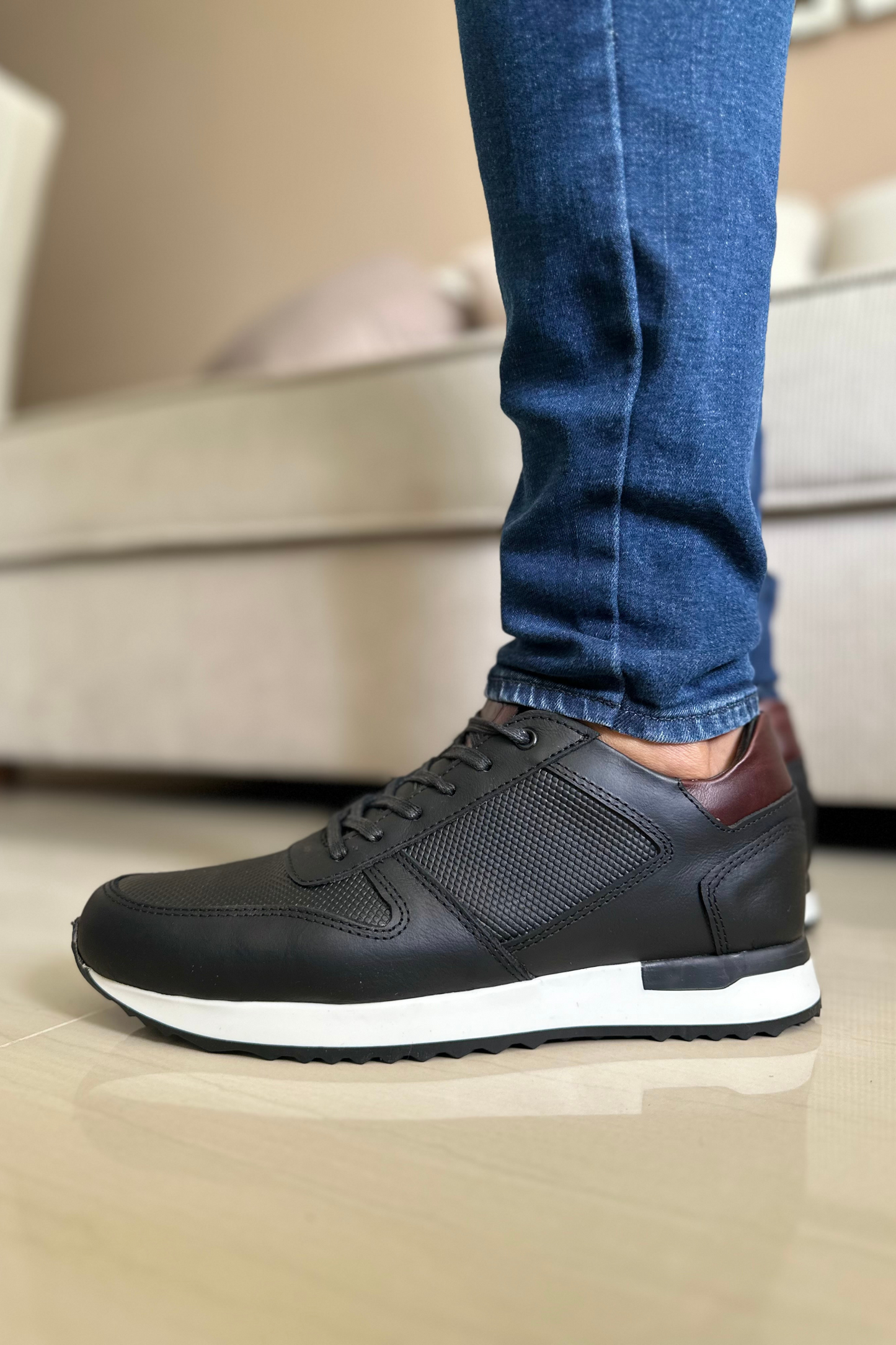 SNEAKERS 601 - EN CUERO - PARA HOMBRE
