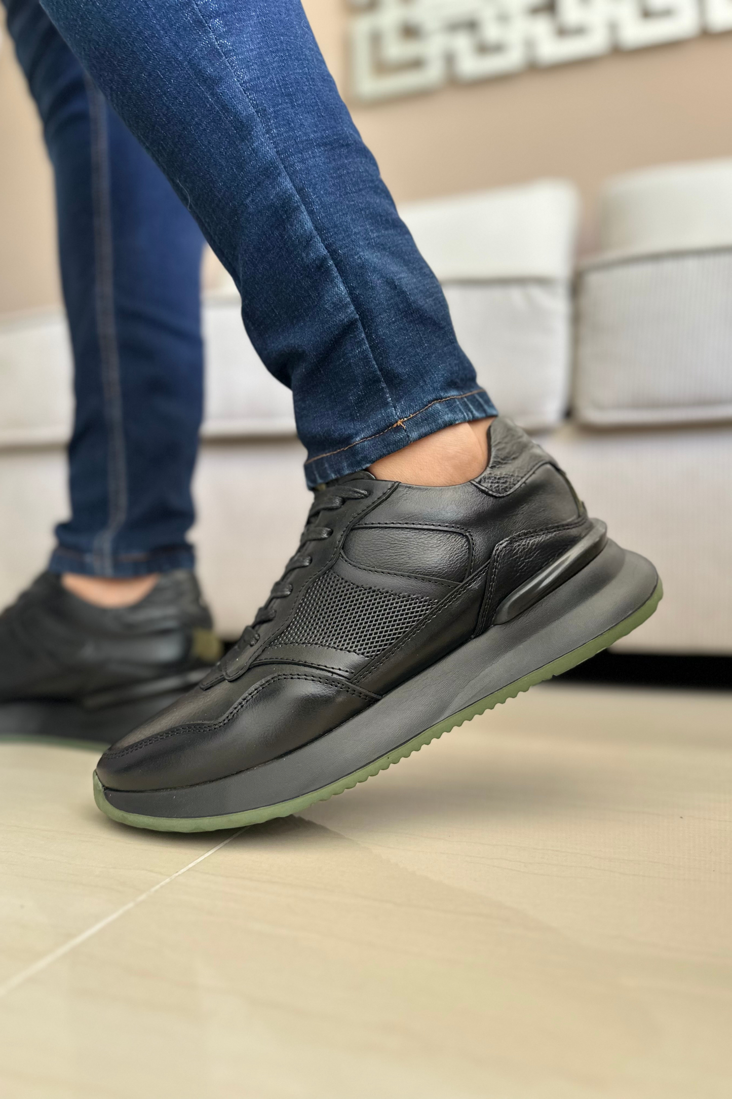 SNEAKERS XOKS - EN CUERO - PARA HOMBRE