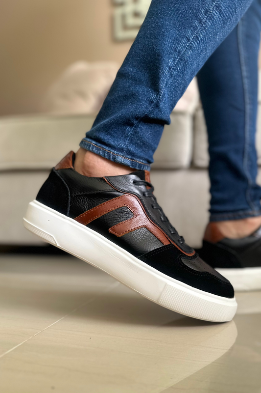 SNEAKER MOJABI - EN CUERO - PARA HOMBRE - REF: 616
