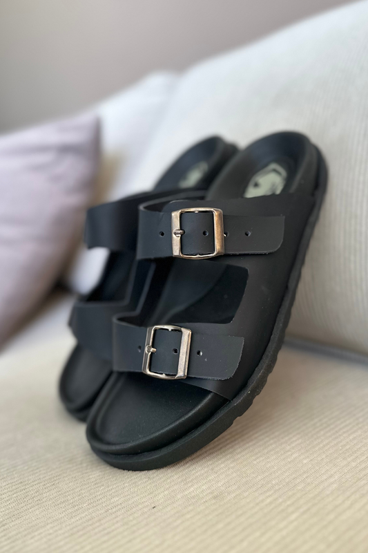 SANDALIAS PANGOL - EN CUERO - PARA HOMBRE