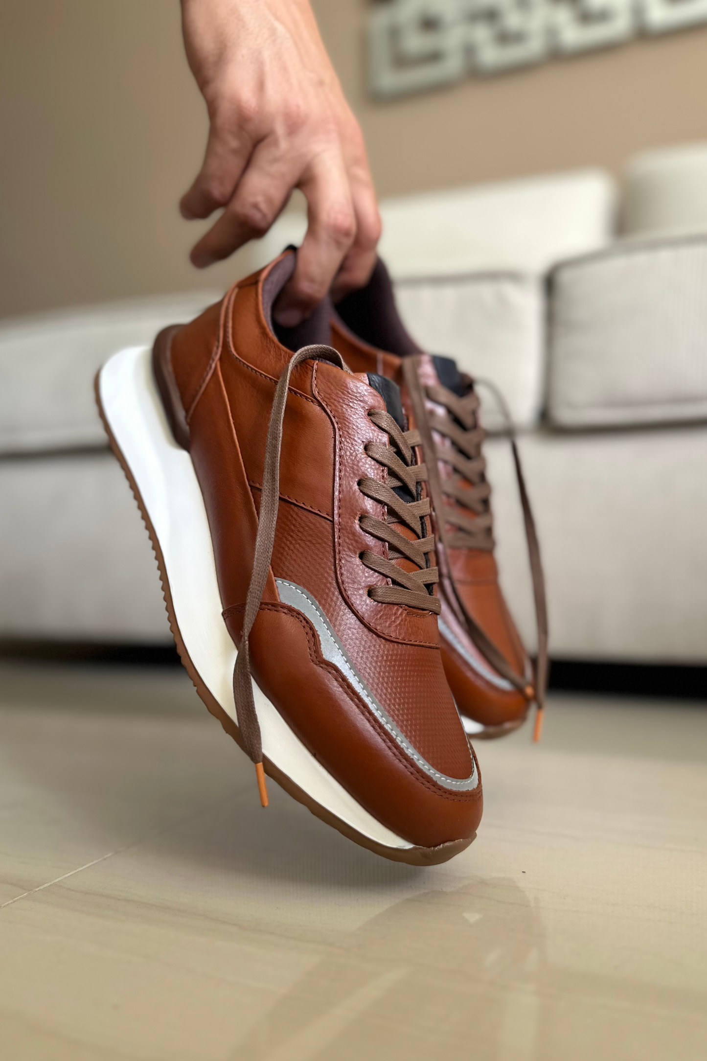 SNEAKER PARRY - EN CUERO - PARA HOMBRE