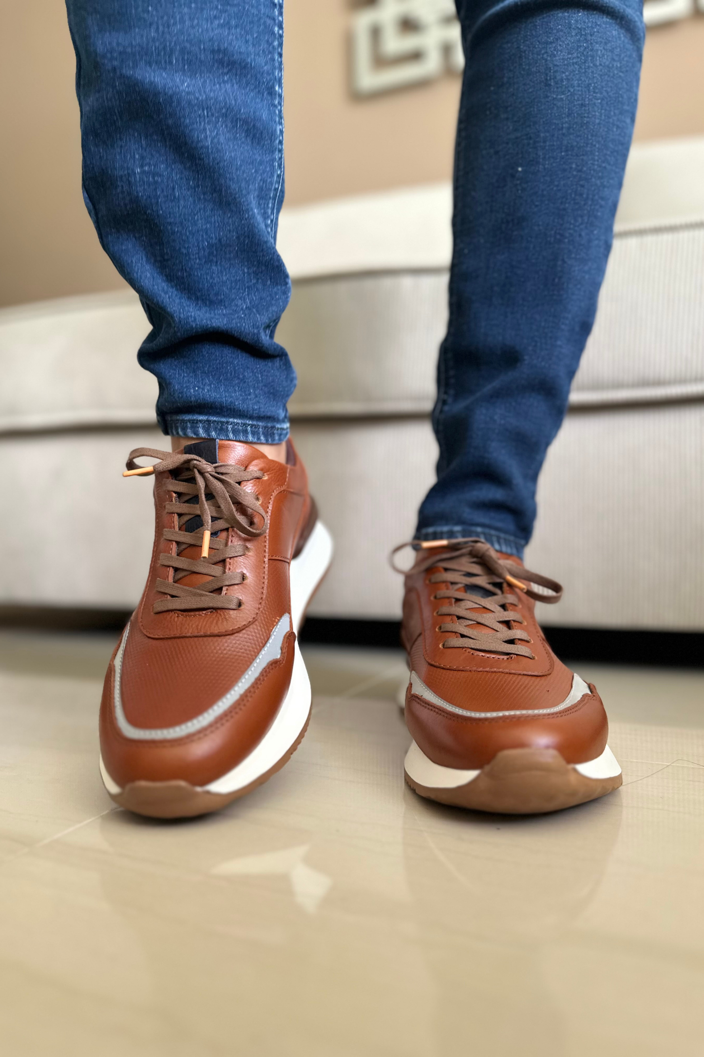 SNEAKER PARRY - EN CUERO - PARA HOMBRE