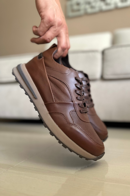 SNEAKERS SHEM - PARA HOMBRE - EN CUERO