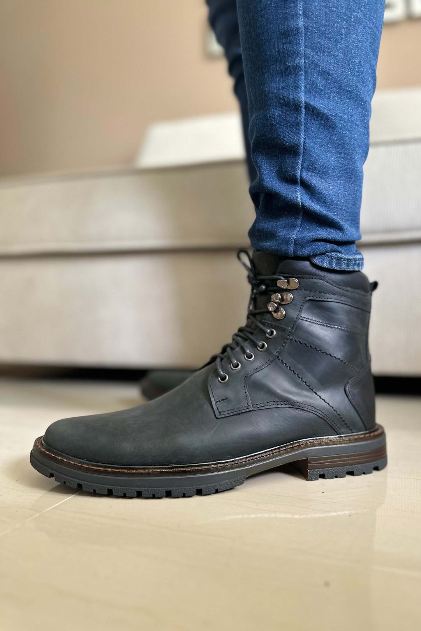 BOTAS KANE - EN CUERO - PARA HOMBRE