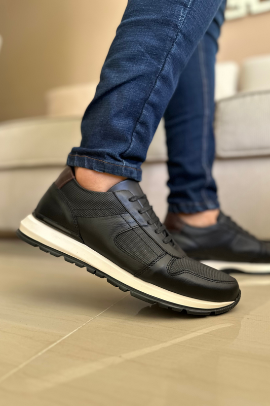 SNEAKER MERINO - EN CUERO - PARA HOMBRE RF : 2822