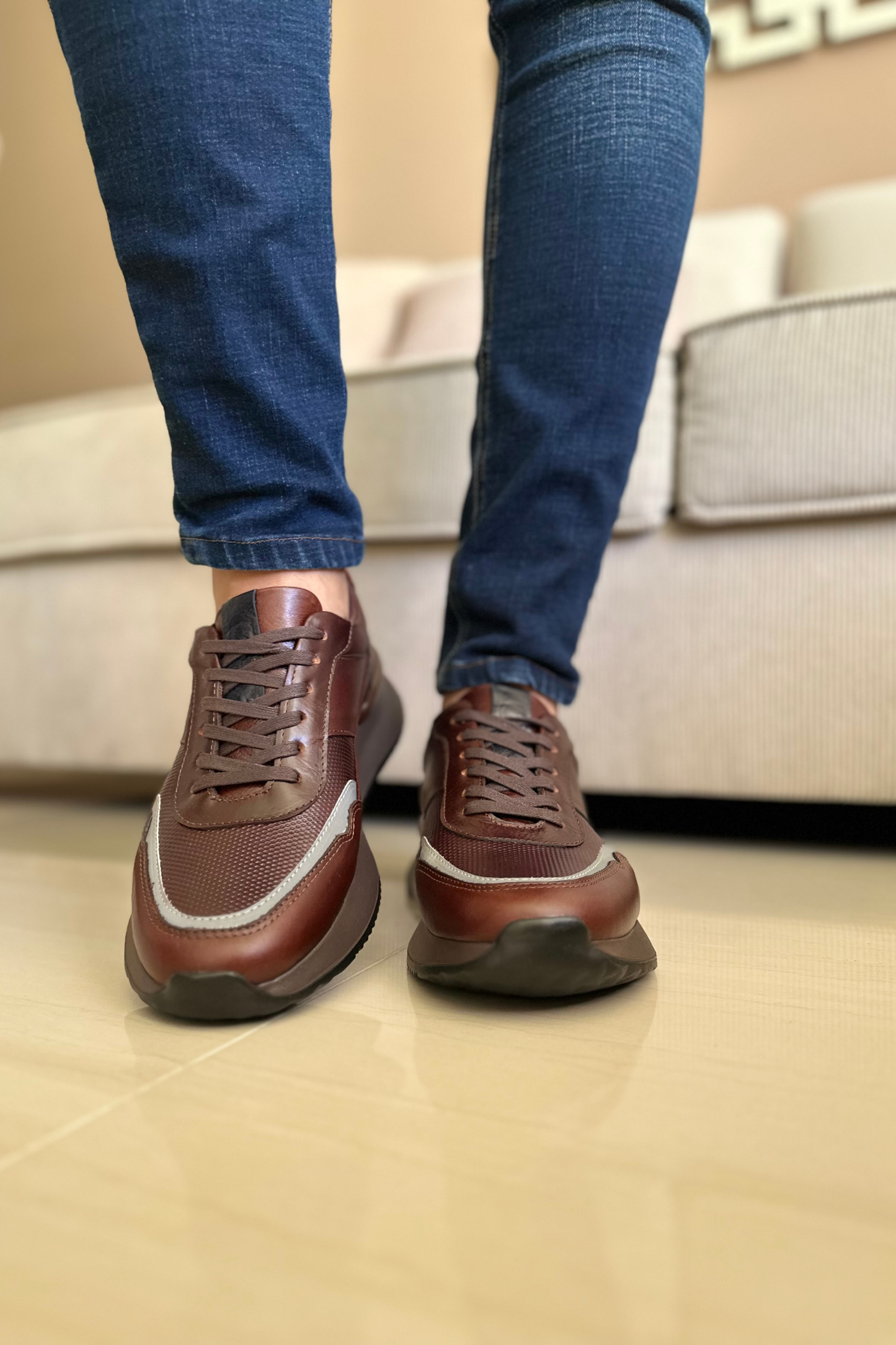 SNEAKER PARRY - EN CUERO - PARA HOMBRE