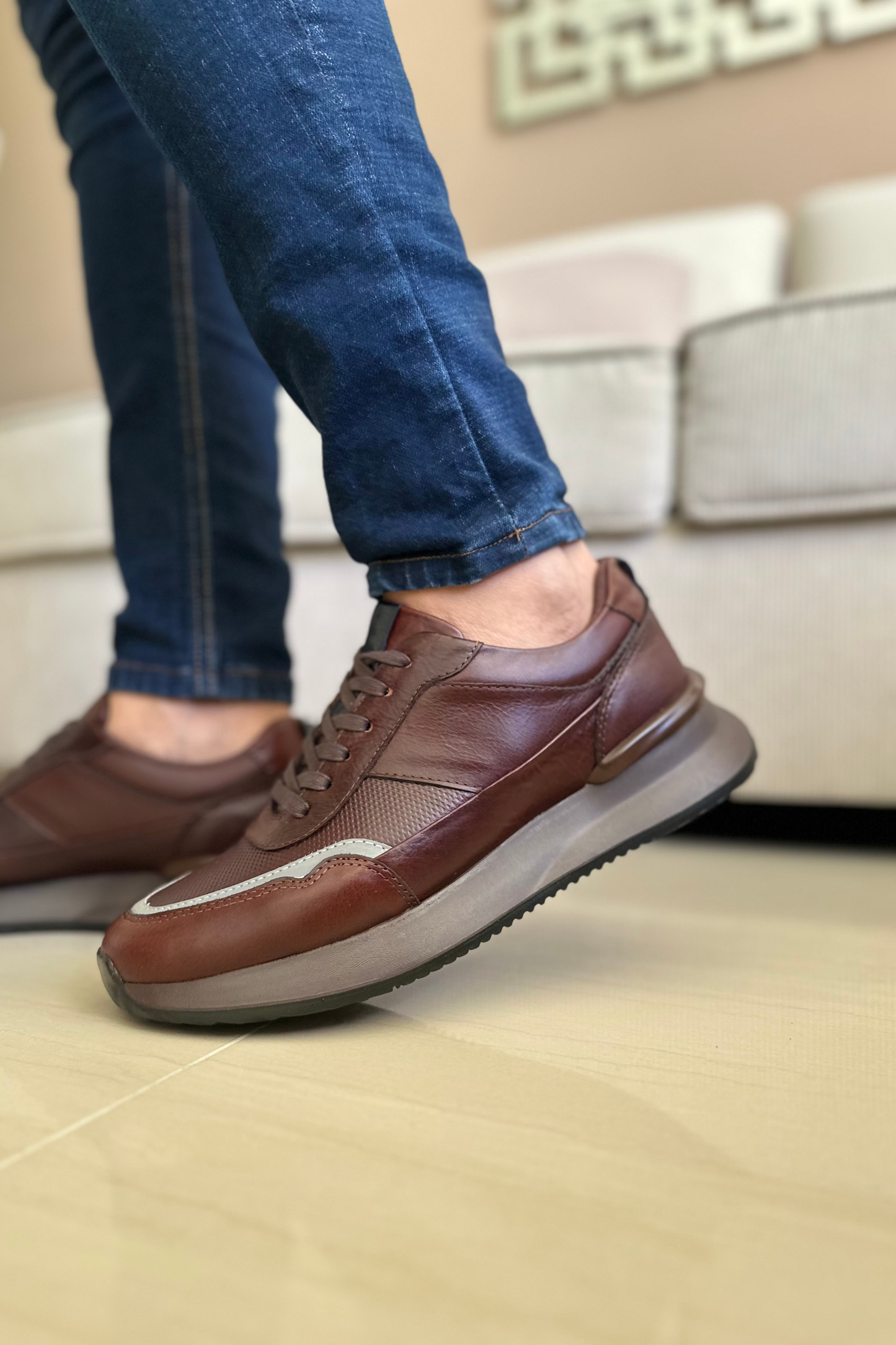 SNEAKER PARRY - EN CUERO - PARA HOMBRE