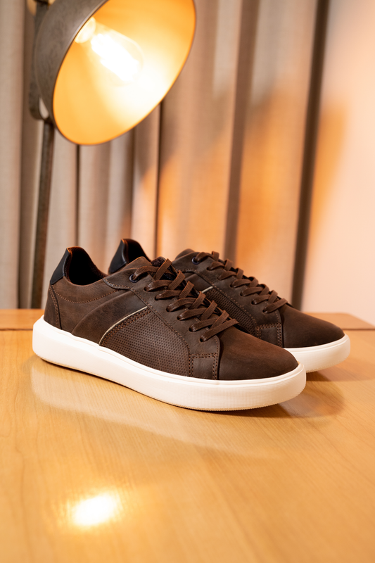 SNEAKER TOREC - EN CUERO - PARA HOMBRE - REF: SPN 3220