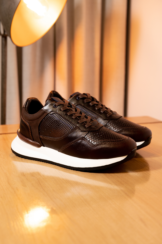 SNEAKER NIKO - EN CUERO - PARA HOMBRE - REF: ANT D12