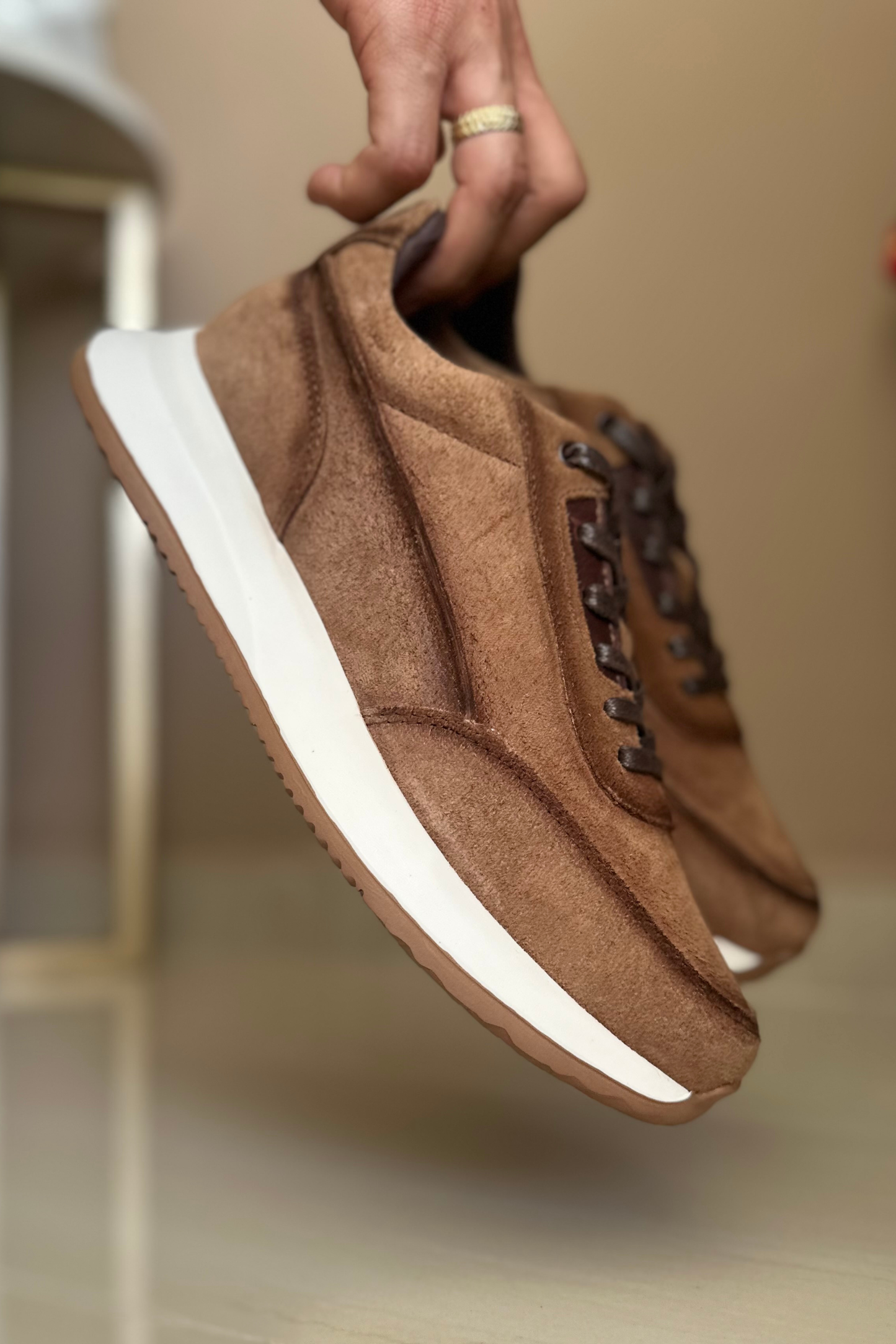 SNEAKER RAT - EN CUERO - PARA HOMBRE - REF: D13