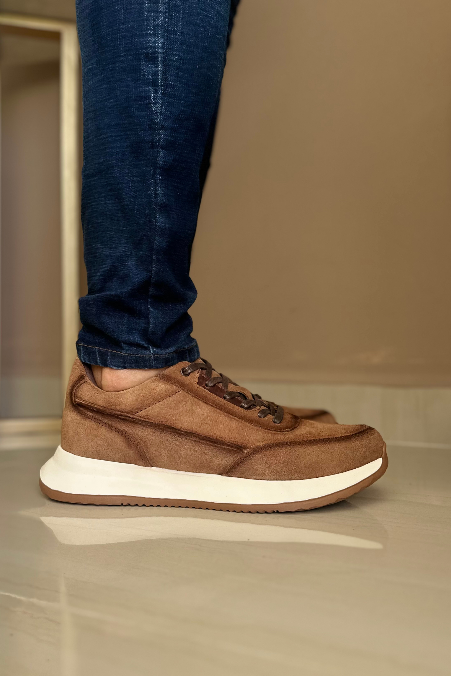 SNEAKER RAT - EN CUERO - PARA HOMBRE - REF: D13