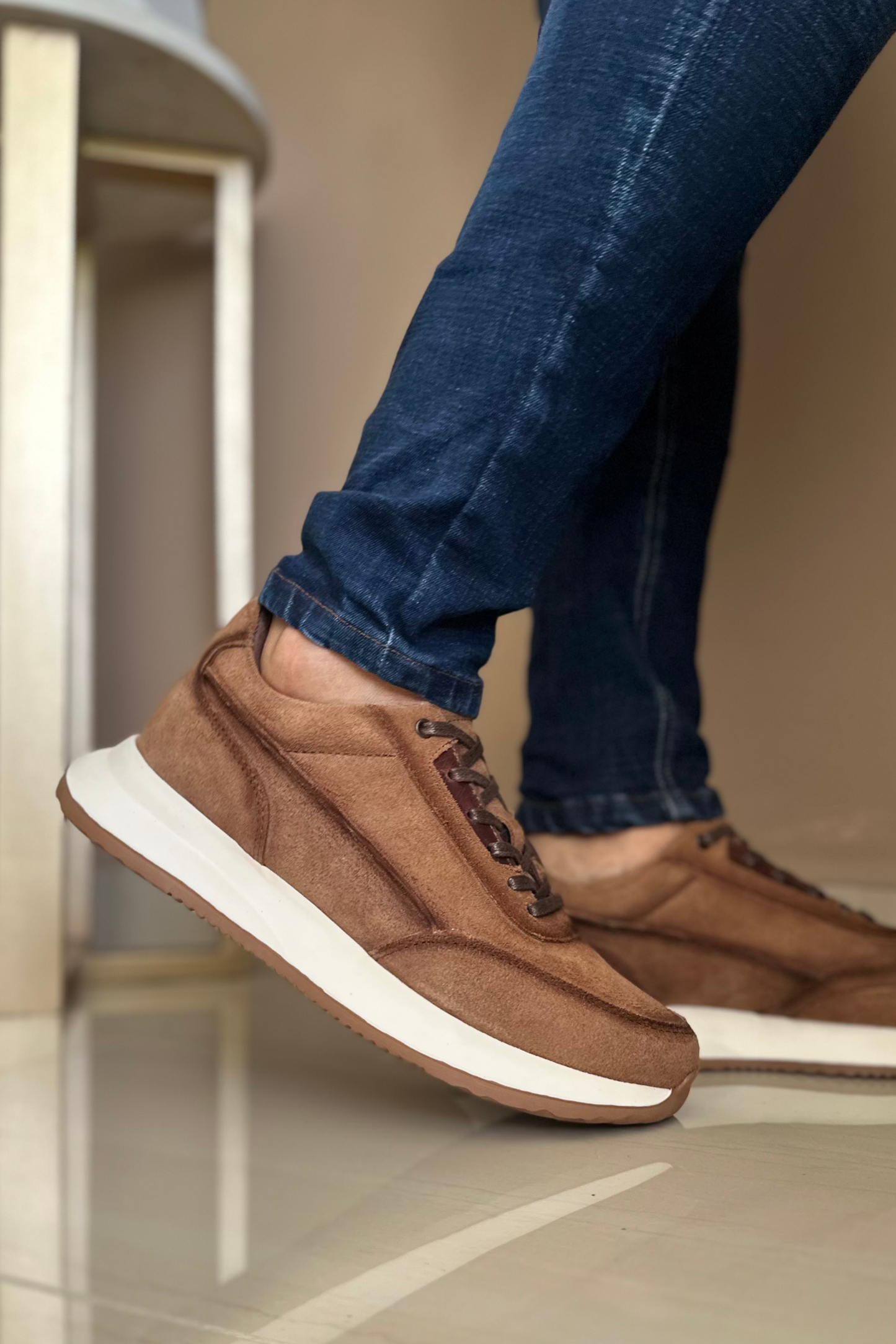 SNEAKER RAT - EN CUERO - PARA HOMBRE - REF: D13