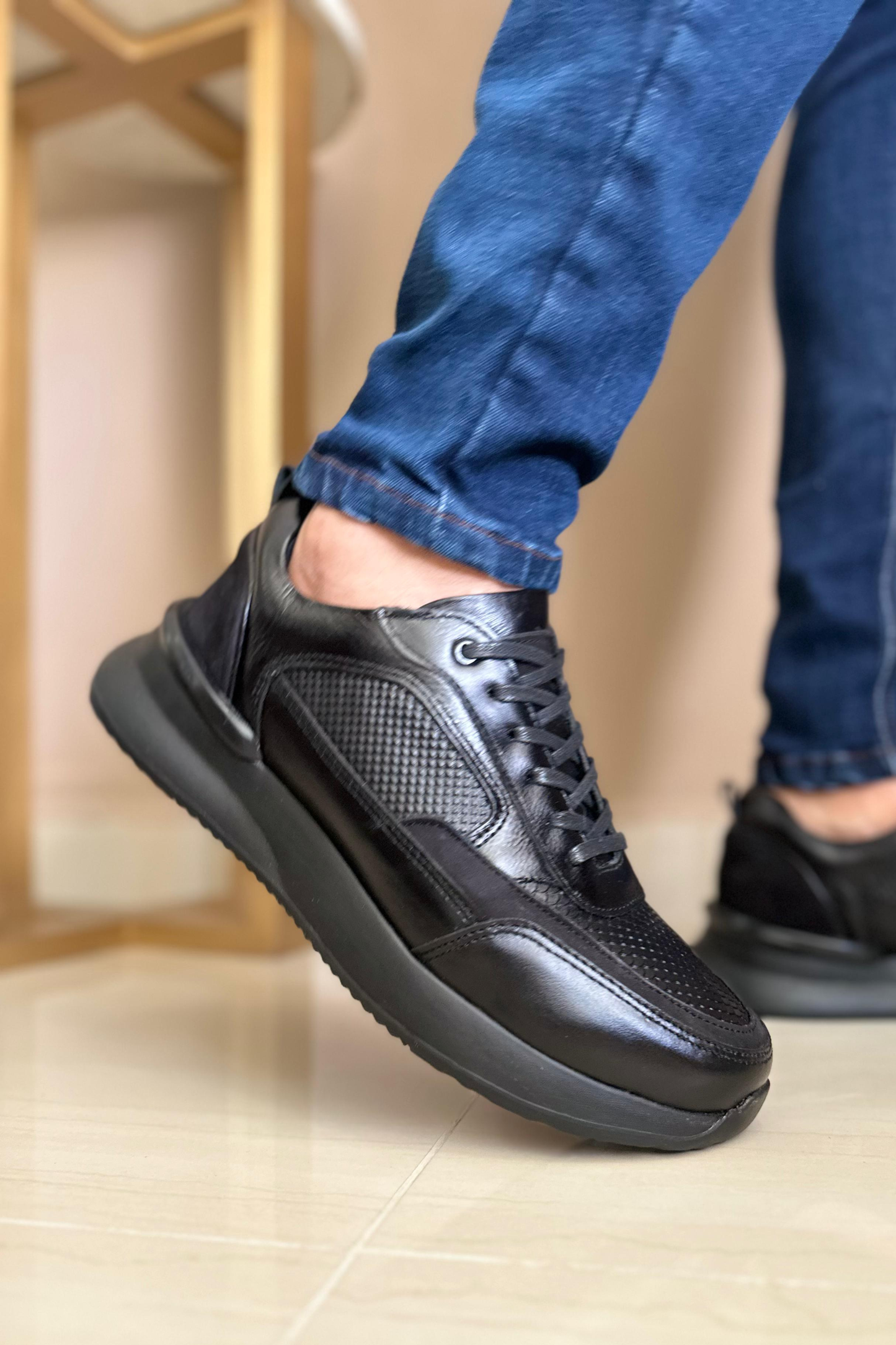 SNEAKER NICK - EN CUERO - PARA HOMBRE - REF: SPN 3205