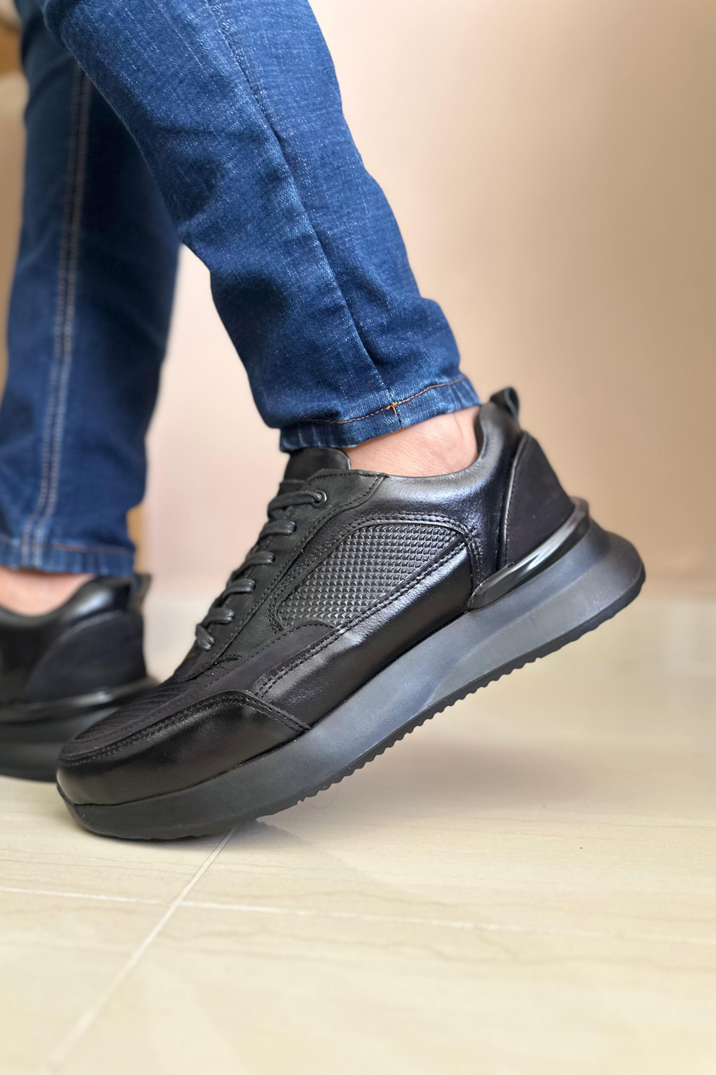 SNEAKER NICK - EN CUERO - PARA HOMBRE - REF: SPN 3205