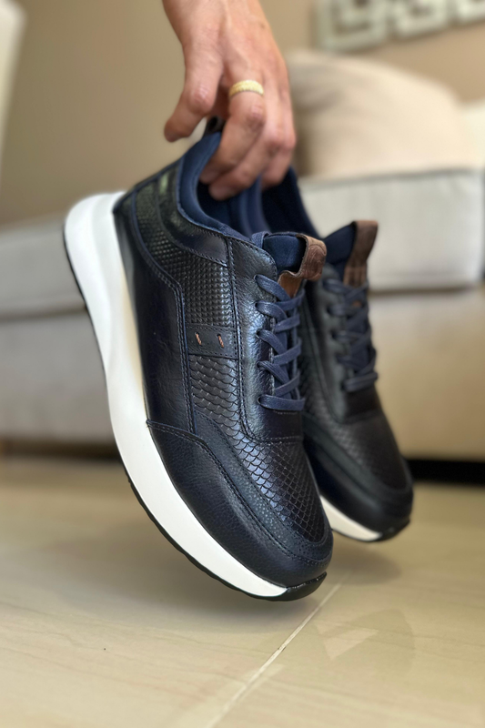 SNEAKER DINAMITE - EN CUERO - PARA HOMBRE - REF: 3217