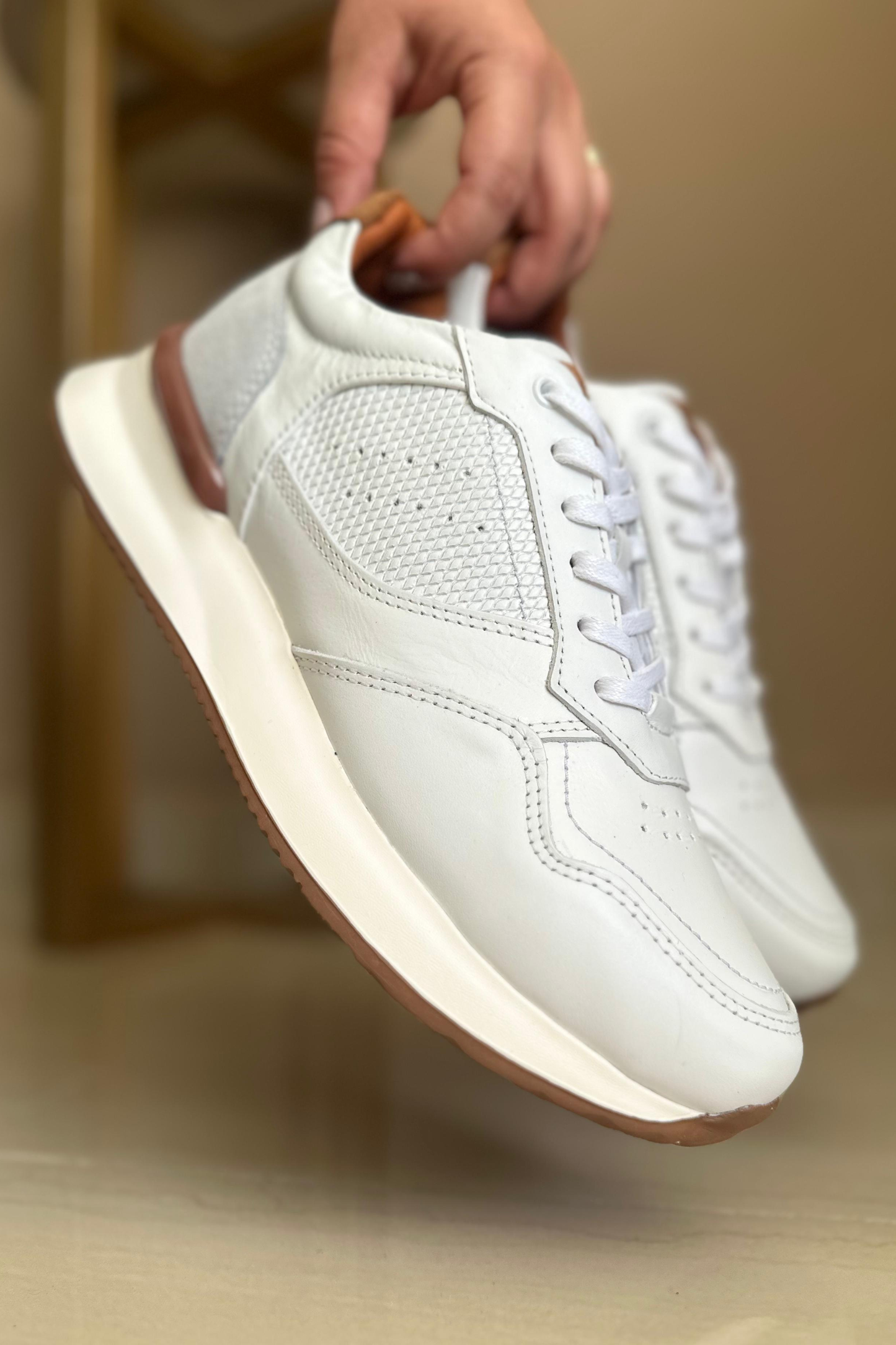 SNEAKER NIKO - EN CUERO - PARA HOMBRE - REF: ANT D12
