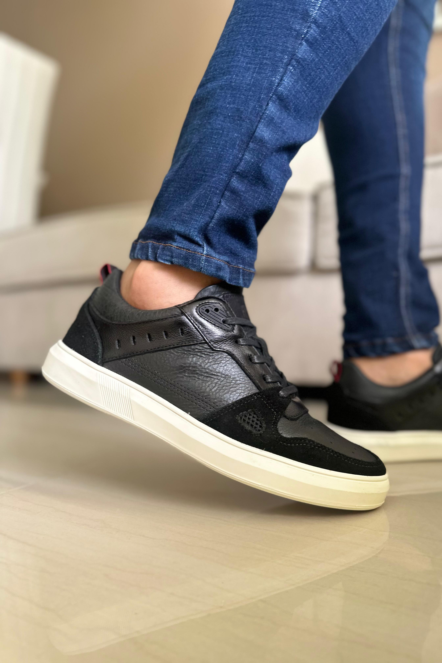 SNEAKER DEE - EN CUERO - PARA HOMBRE - REF: 2192