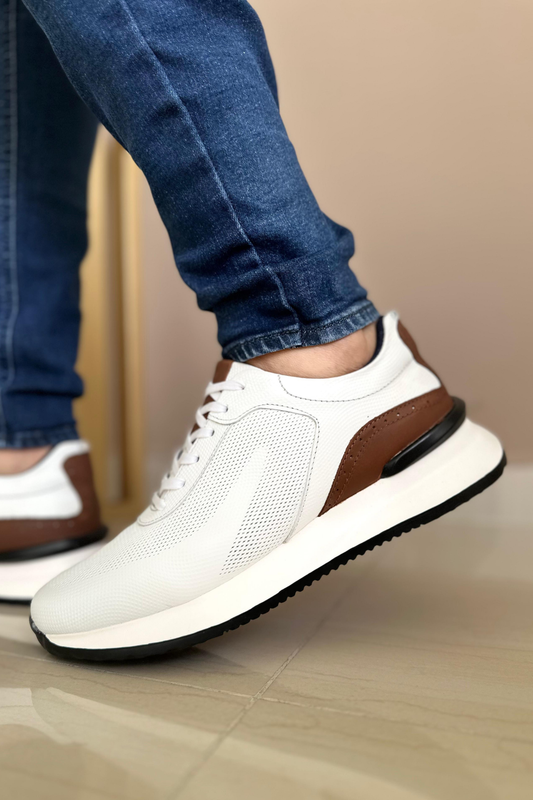 SNEAKER LYONS - EN CUERO - PARA HOMBRE - REF: 6412