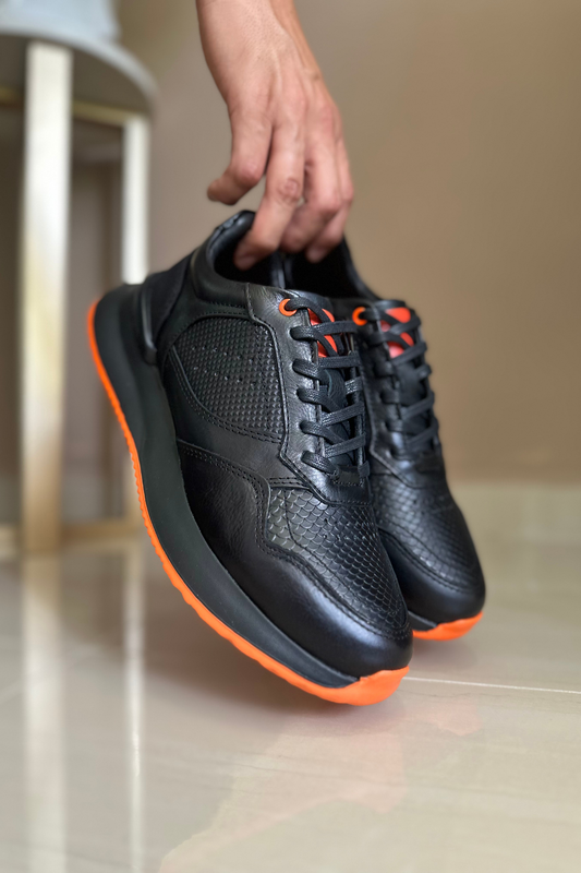 SNEAKER NIKO - EN CUERO - PARA HOMBRE - REF: ANT D12