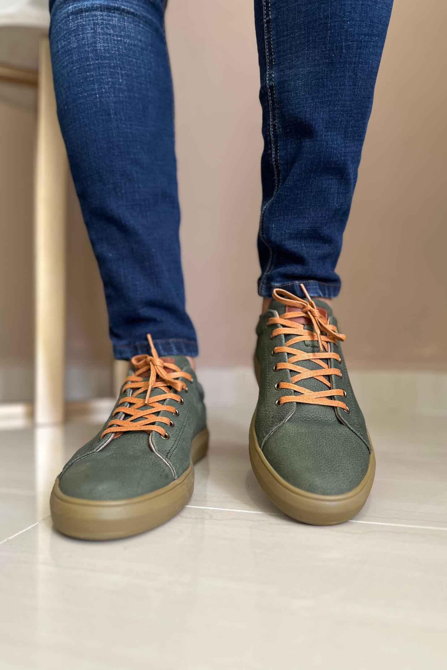SNEAKER PECK - EN CUERO - PARA HOMBRE - REF: 2165